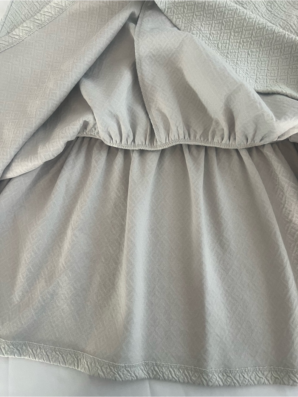 Free people drop waist knit mini dress in grey - Picture 7 of 9